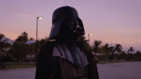 Darth-Vader-Looking-into-the-Ocean-Sunset-in-Key-West-Florida
