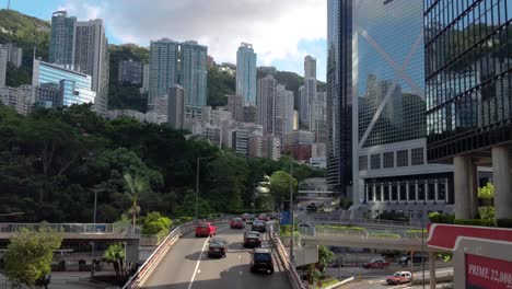 Lujosos-Apartamentos-Caros-En-Una-Colina-En-Niveles-Medios,-Hong-Kong