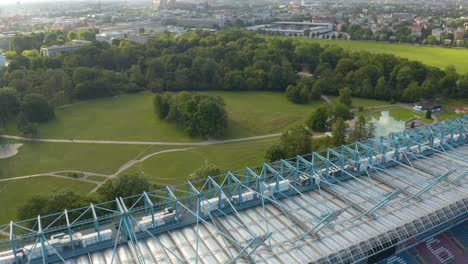 Drohne-Fliegt-über-Das-Henryk-Reyman-Stadion