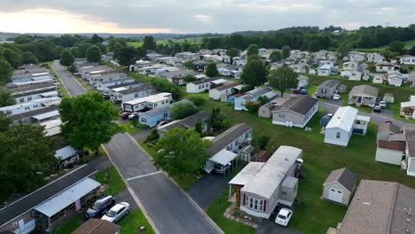Aerial-of-rural-modular-housing-in-America