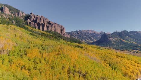 Fall-Auf-Owl-Creek-Pass,-Colorado