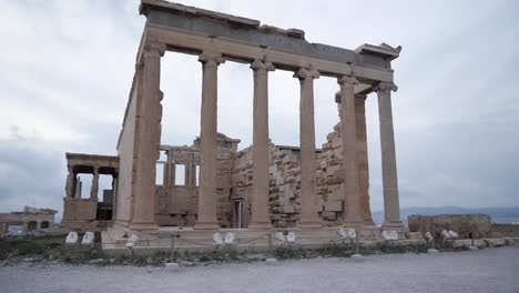 Toma-De-Mano-Del-Partenón-En-Atenas