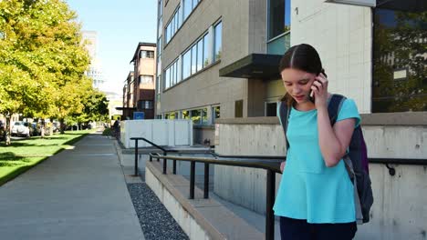 Teenager-in-downtown-Denver-talks-on-her-cellphone-and-then-hangs-up