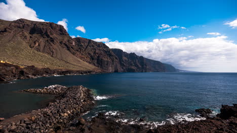 Timelapse-De-La-Luz-Del-Día-De-Las-Islas-Canarias-De-Tenerife