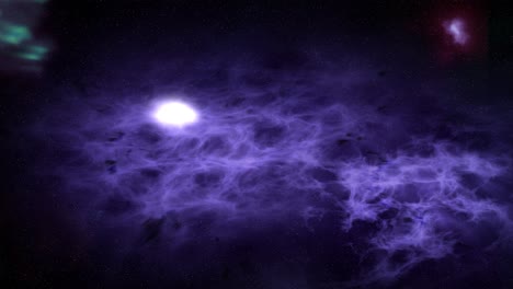 Nebel-Universum-Weltraum-Heranzoomen