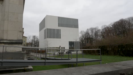 Wide-Angle-Shot-of-The-National-Socialism-Documentation-Centre-in-Munich