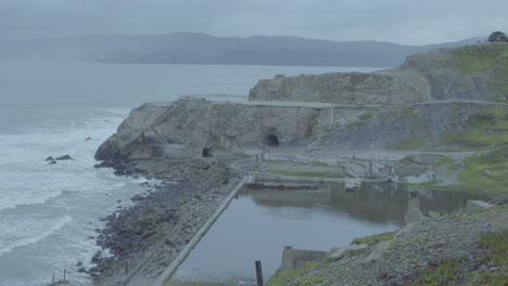 Sutro-Baths,-historic-San-Francisco-Landmark.-Ungraded-footage