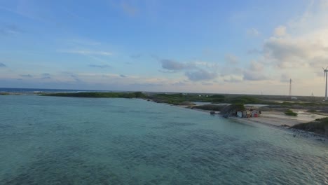 La-Laguna-Y-Los-Manglares-De-Lac-Bay-En-Bonaire,-Antillas-Holandesas