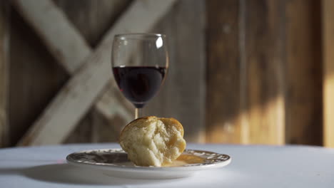 Communion-Bread-and-Wine-in-Morning-Light