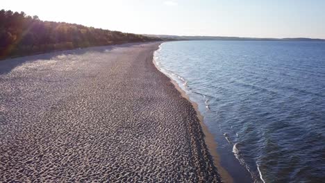 Sandy-beach-aerial-shot