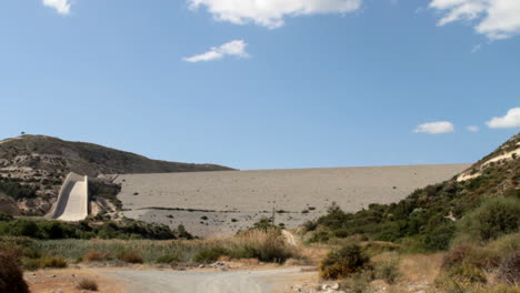 A-water-dam-wall.-Couris-Dam-in-Cyprus