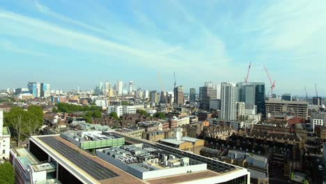 Aerial-view-of-Buildings-in-the-city-of-London