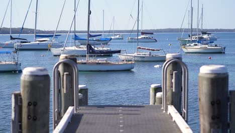 View-of-boats-moored-up-from-Jetty