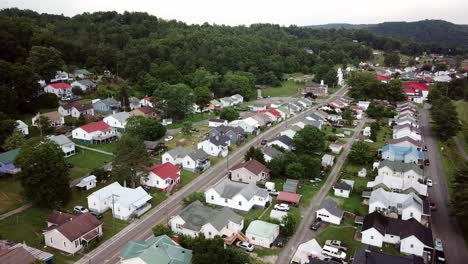 Fries-Virginia-aerial-of-home-in-mill-village-in-company-mill-town