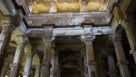 Herencia-Jami-Masjid-También-Conocida-Como-Mezquita-Jama-En-Champaner,-Estado-De-Gujarat,-India-Occidental,-Es-Parte-Del-Parque-Arqueológico-De-Champaner-pavagadh
