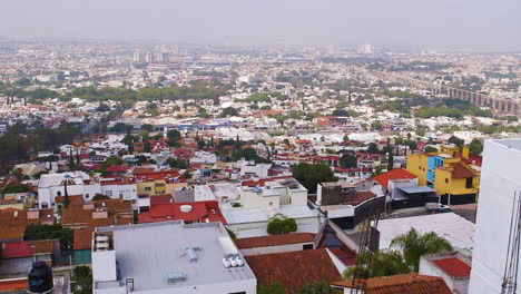 Allgemeine-Draufsicht-Auf-Die-Stadt-Queretaro-In-Mexiko