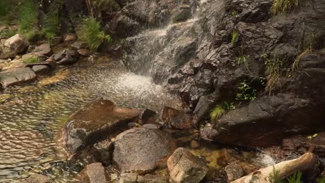 Calm-water-stream-in-Ponta-do-Sol,-Madeira-island,-Portugal