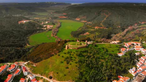 Aerial-Panoramic-view-Castle-of-Aljezur