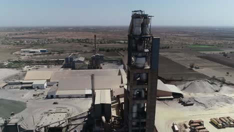 Cement-factory-view-from-drone