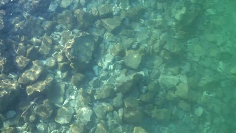 Crystal-clear-water-of-lake-Achensee-in-Tyrol,-Austria