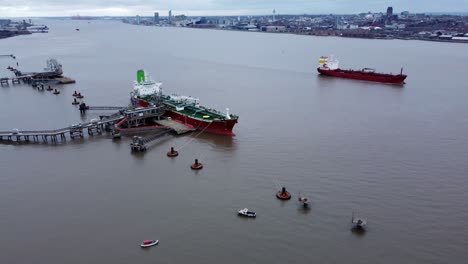 Silver-Rotterdam-oil-and-chemical-shipping-tanker-loading-at-Tranmere-terminal-Liverpool-aerial-view