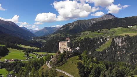 Aerial:-medieval-Tarasp-castle-from-the-air-1