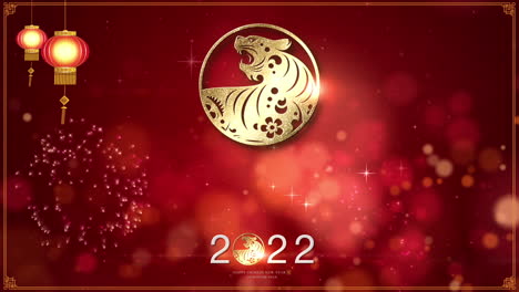 Año-Nuevo-Chino,-Año-Del-Tigre-2022,-También-Conocido-Como-El-Festival-De-Primavera-Con-El-Colgante-Astrológico-Del-Tigre-Chino-Para-La-Decoración-De-Fondo-De-Bucle