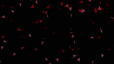 Black-background-with-falling-red-triangles
