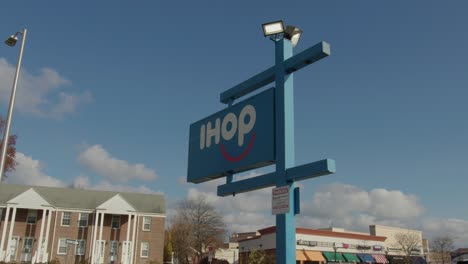 Wide-Low-Angle-of-an-IHOP-Restaurant-Sign