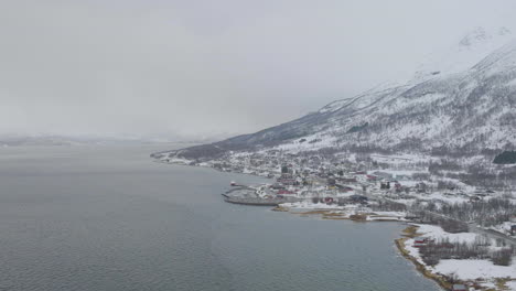 View-of-Olderdalen-town-covered-in-snow-from-over-Kaafiord