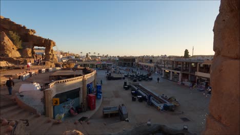 Antiguo-Mercado-Turístico-De-La-Ciudad-Turística-Egipcia-Sharm-El-sheikh,-Egipto