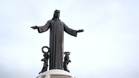 Offene-Arme-Christus-Der-König-In-Silao,-Guanajuato,-Mexiko