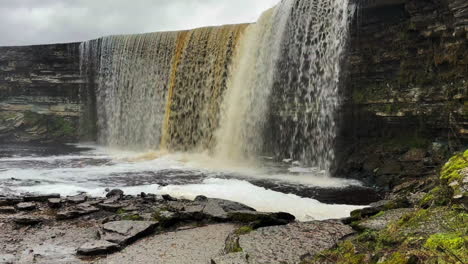 Standbildvideo-Vom-Jagala-Wasserfall-Im-Herbst-In-Estland