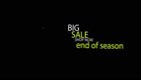 Schwarzer-Bildschirm,-Großer-Verkauf-Zum-Ende-Der-Saison
