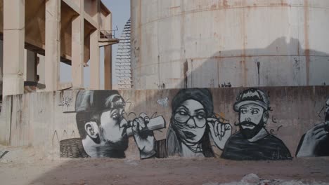 Graffiti-In-Einer-Verlassenen-Manufaktur-In-Marokko