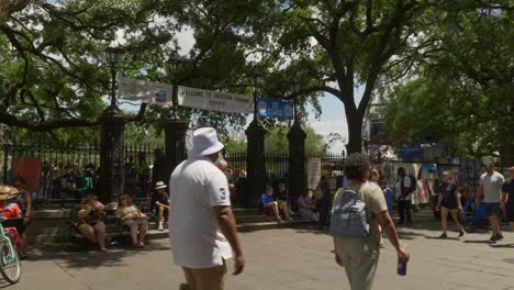 Entrance-to-Jackson-Square-French-Quarter-Fest-New-Orleans