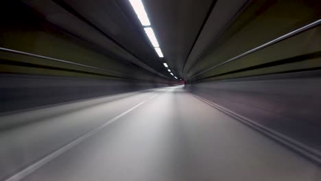 Way-through-the-Janio-Quadros-tunnel,-São-Paulo-city,-general-plan