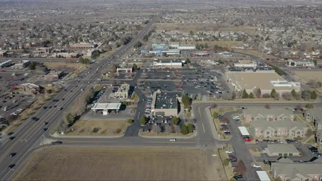 Aerial-view-of-Shopping-Center-in-suburbs-of-Colorado