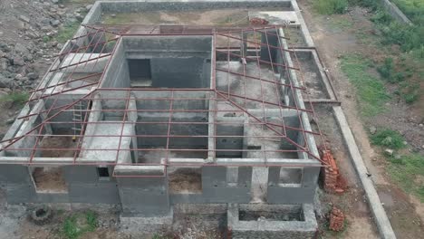 Luftaufnahmen-Des-Im-Bau-Befindlichen-Hauses-|-Immobilien-In-Indien