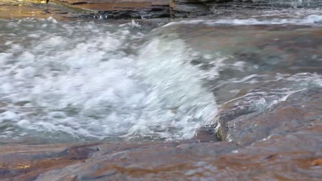 Creek-Waterfall-flowing-into-Lake-Erie