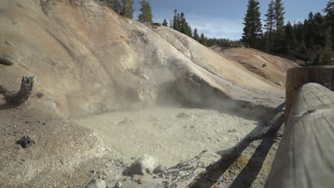 Slow-motion-of-a-boiling-muddpot-at-Lassen-Volcanic-National-Park-showing-the-boiling-mud-and-sulfur-steam-rising-above