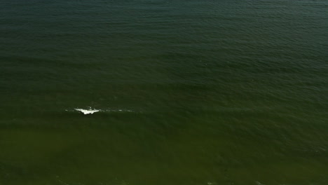 slow-aerial-drone-camera-pan-left-over-shoreline-then-tilts-up-towards-the-horizon