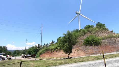 slow-motion-shot-of-a-windmill-in-Pilillia,-Rizal