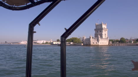 Belem-tower-cityscape-view-from-river