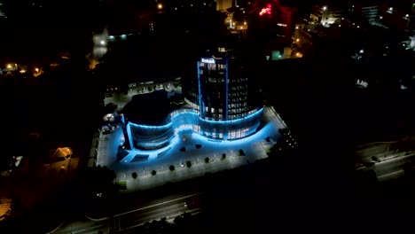 Ghana-Accra-City-Nachtansicht-Der-Bank