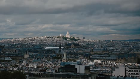 Aerial-view-of-Sacre-Couer-and-Paris-rooftops