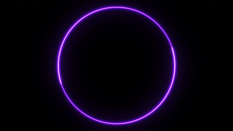 Rotating-neon-circle-as-creative-background