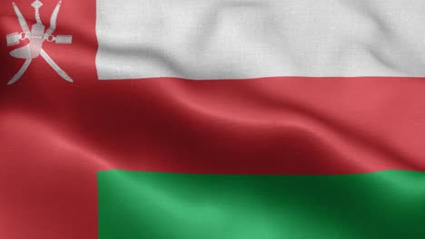 Schwenkschleife-4k-Nationalflagge-Von-Oman