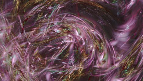 Chaos-web-of-pink-and-brown-colored-swirls-around-center-seamlessly-looping-for-an-engaging-presentation-or-video-background