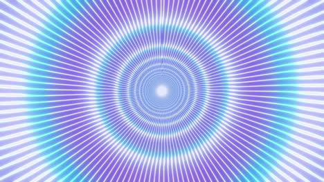Motion-Graphics-Sci-Fi:-Schnell-Flackernde-Violette,-Blaugrüne-Und-Weiße-Kreisförmige-Lichter